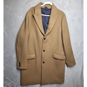 Bonobos Overcoat Size 48 Wool Blend Overcoat Classic Business Casual Coat Jacket